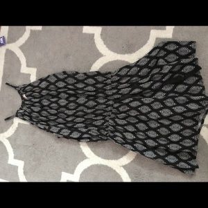 Black and white romper